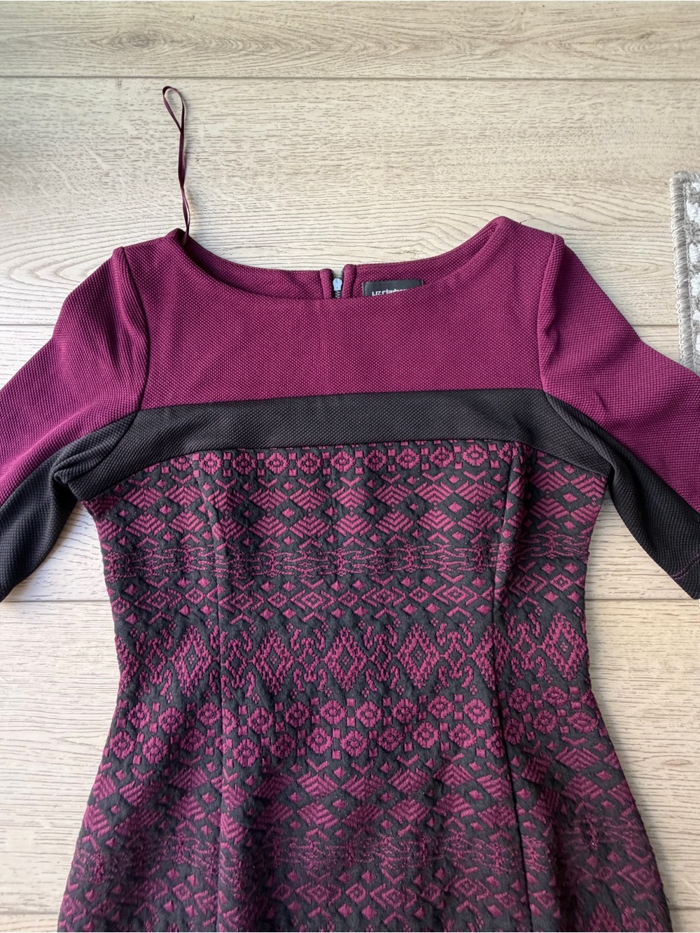 Women’s Plum Patterned sheath dress